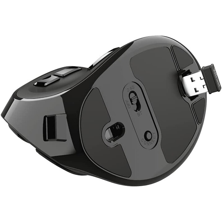 Souris Bluetooth ergonomique sans fil Trust Voxx / jusqu'à 2400 DPI
