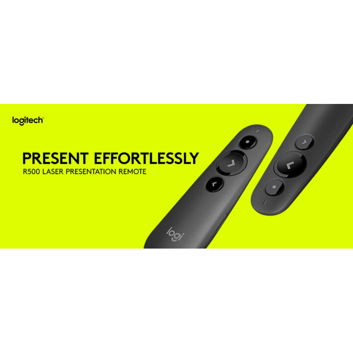 LOGITECH PRESENTER R500 MOUSE MEDIUM GRAY