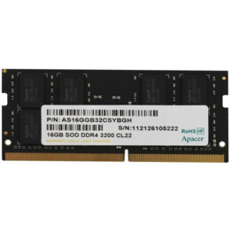 Arbeitsspeicher Apacer ES.16G21.GSH 16GB/ DDR4/ 3200 MHz/ 1,2 V/ CL22/ SODIMM