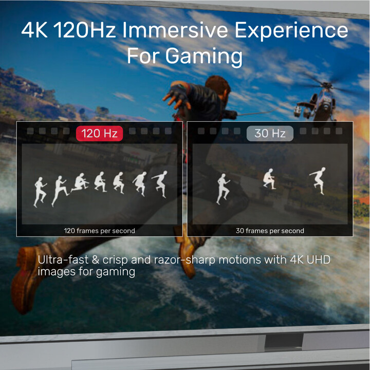 CAVO HDMI UNITEK 2.1, 8K 60HZ, 4K 120HZ, 5M, C140W