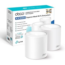 TP-LINK Deco X50 (2-pack) Doble banda (2,4 GHz / 5 GHz) Wi-Fi 6 (802.11ax) Blanco 3 Interno