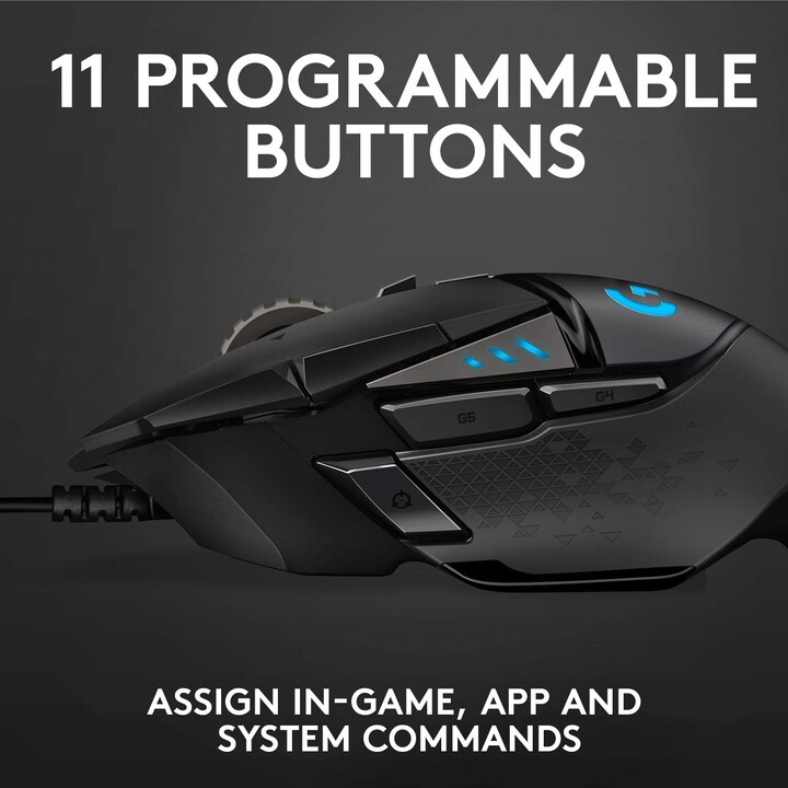 Acc. Logitech Gaming Mouse G502 HERO Filaire Noir