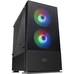 CAIXA DE JOGO MICROATX MARS MCZ FRGB PRETO USB 3.0