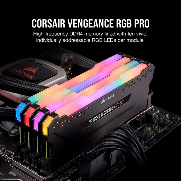 RAM Corsair Vengeance RGB Pro 2 x 16GB/ DDR4/ 3200MHz/ 1.35V/ CL16/ DIMM