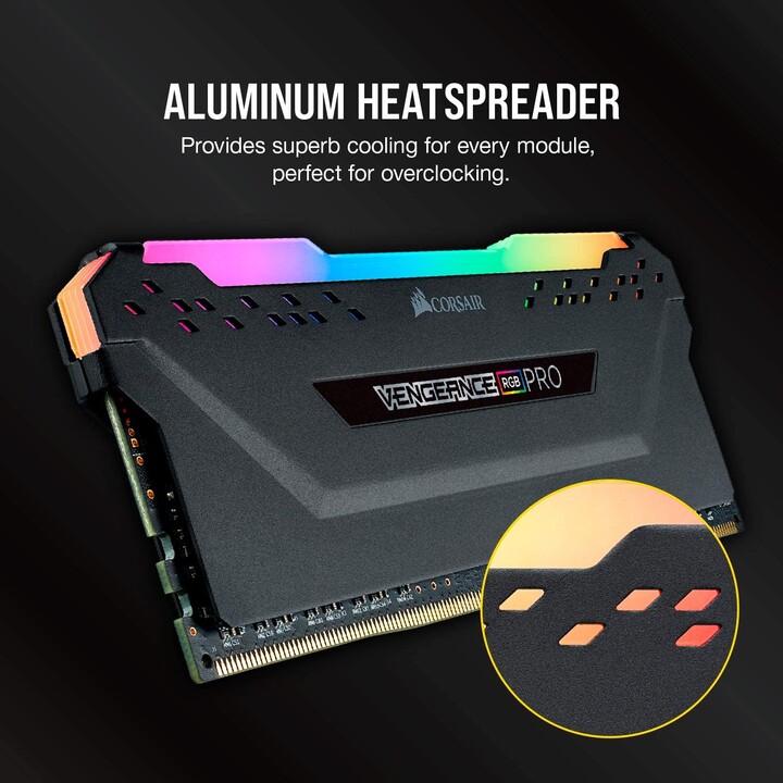 RAM Corsair Vengeance RGB Pro 2 x 16GB/ DDR4/ 3200MHz/ 1.35V/ CL16/ DIMM