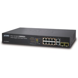 Switch PLANET FGSD-1008HPS Fast Ethernet (10/100) Power over Ethernet (PoE) 1U Nero