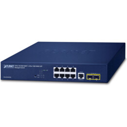 PLANET 10/100/1000T + 2-Port Géré L2/L4 Gigabit Ethernet (10/100/1000) 1U Bleu