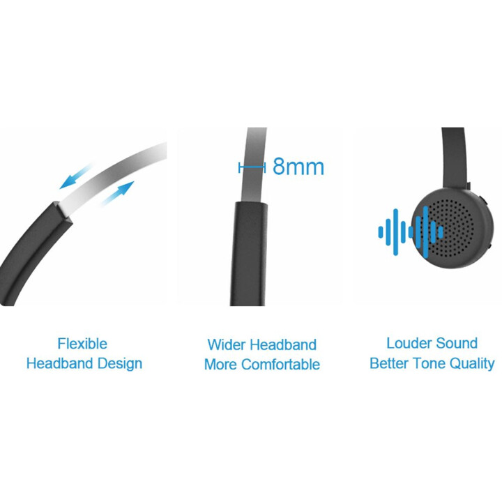 Conceptronic Auricular +MIC Wireless Con Base de Carga Negro