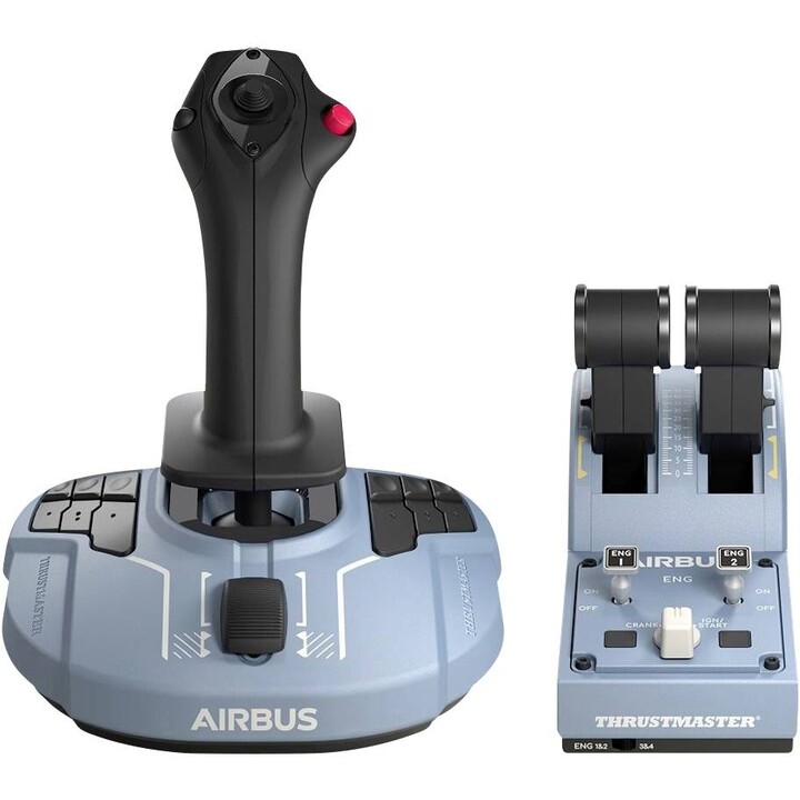 Thrustmaster TCA Officer Pack Airbus Edition Joystick y acelerador - para PC