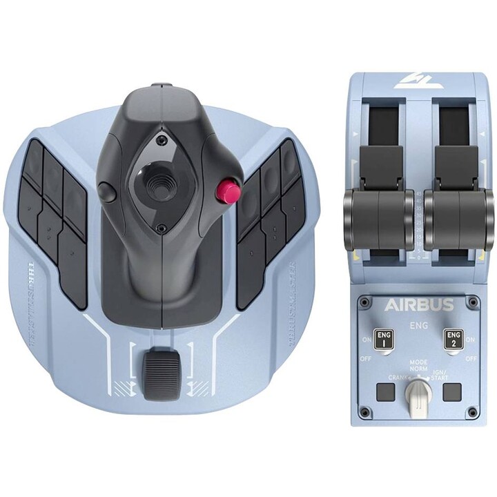 Thrustmaster TCA Officer Pack Airbus Edition Joystick y acelerador - para PC