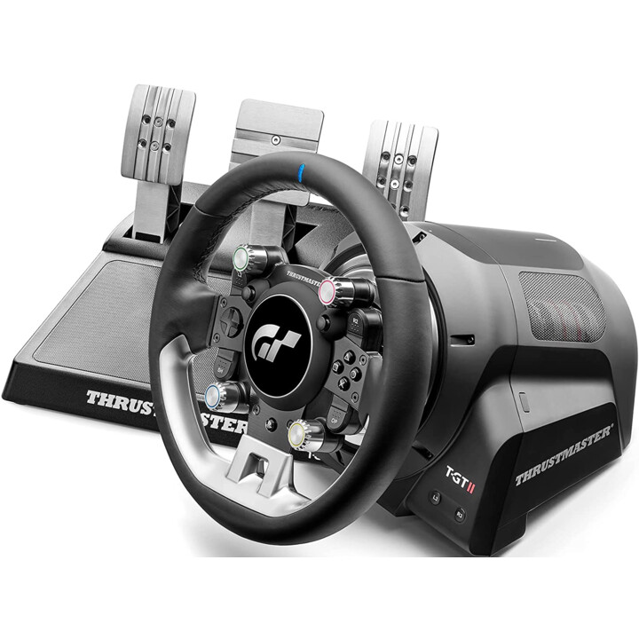 Thrustmaster T-GT II Force Feedback Steering Wheel & Pedal Set for Playstation and PC