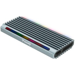 External Enclosure for SSD M.2 NVMe TooQ TQE-2221G/ USB 3.1 Gen2/ Screwless