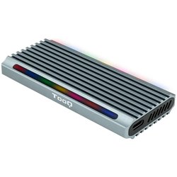 Caja Externa para Disco SSD M.2 NVMe TooQ TQE-2221G/ USB 3.1 Gen2/ Sin tornillos