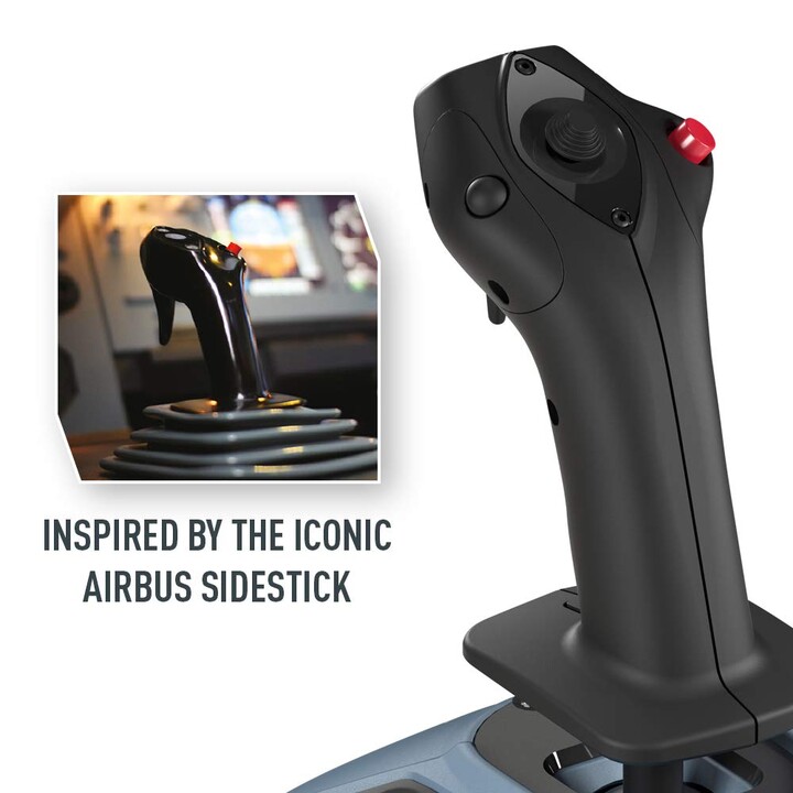 Thrustmaster TCA Officer Pack Airbus Edition Joystick y acelerador - para PC