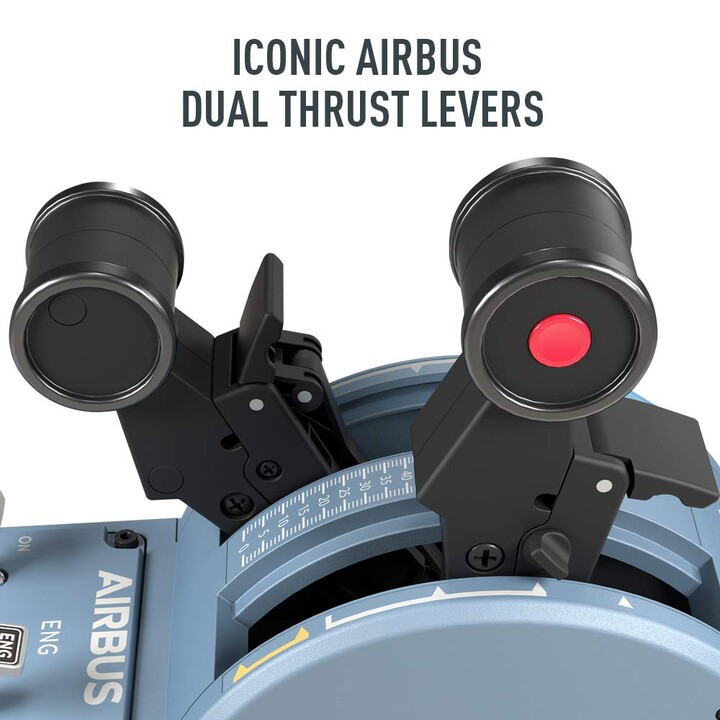 Thrustmaster TCA Officer Pack Airbus Edition Joystick y acelerador - para PC