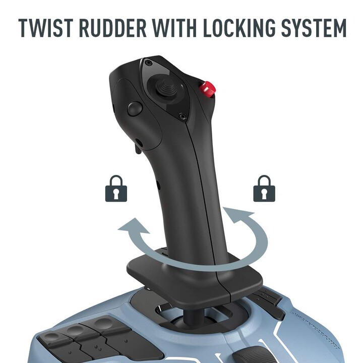 Thrustmaster TCA Officer Pack Airbus Edition Joystick y acelerador - para PC