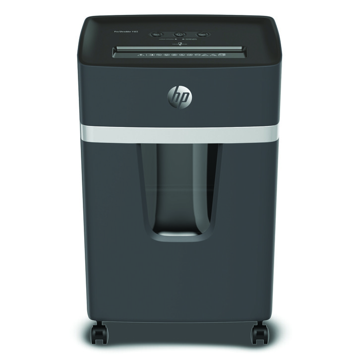 Distruggi HP Pro Shredder 15CC (livello di sicurezza 4, taglio particelle 4x35 mm, fino a 15 fogli 80 g/m², 55 dB)