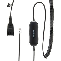 Jabra GN1200 CC Headset-Kabel Quick Disconnect (S) 2mfürJabra GN 2100, GN 2200, GN 2250