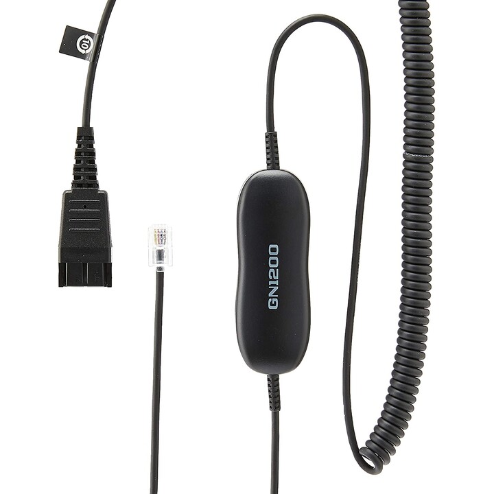 Jabra GN1200 CC headset cable Quick Disconnect (S) 2m for Jabra GN 2100, GN 2200, GN 2250