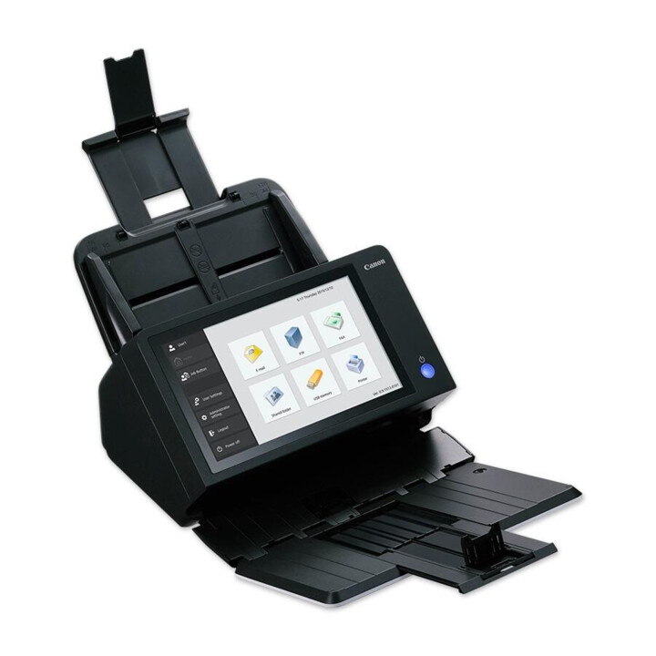 Canon ScanFront 400 Netzwerk-Scanner (A4, 600 x 600 dpi, 45 Seiten/Min., Farbtiefe 8/24 Bit (grau/farbig), Duplex)