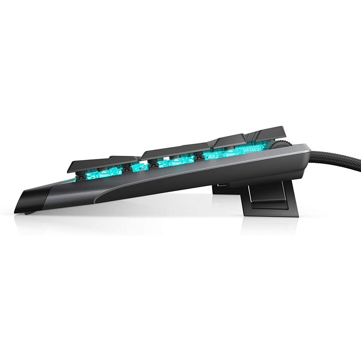 Teclado mecânico para jogos RGB de baixo perfil Dell Alienware 510K Lado escuro da lua (layout do teclado: US QWERTY)