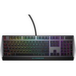 Teclado mecânico para jogos RGB de baixo perfil Dell Alienware 510K Lado escuro da lua (layout do teclado: US QWERTY)