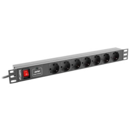 BANDE D'ALIMENTATION LANBERG. RACK PDU (1U,16A,7X SHUKO,2M)