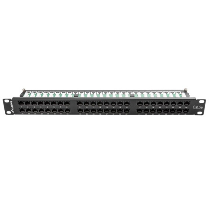 Patch panel Lanberg PPU5-1048-B 1U