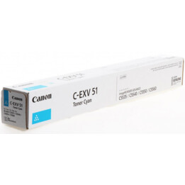 Tóner original Canon C-EXV51 cian 60.000 páginas (0482C002)