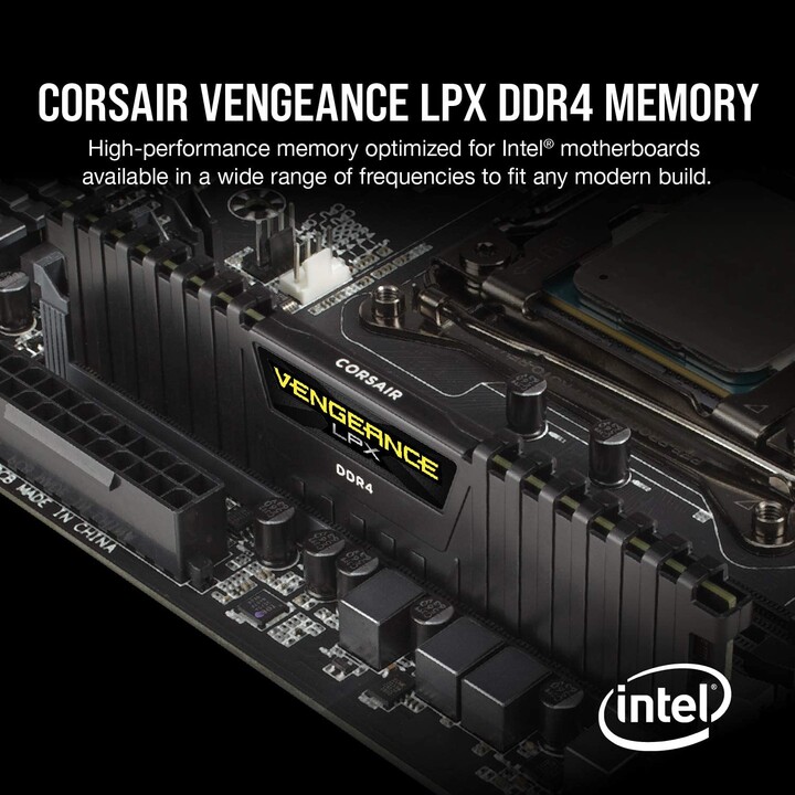 RAM Corsair Vengeance LPX 16GB/ DDR4/ 3200 MHz/ 1,35 V/ CL16/ DIMM