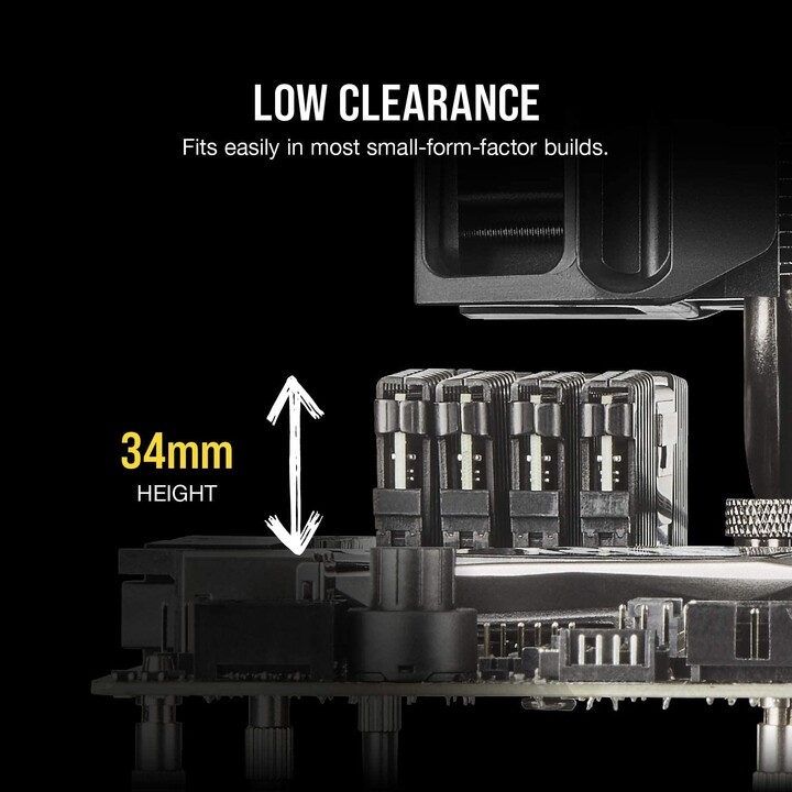 RAM Corsair Vengeance LPX 16GB/ DDR4/ 3200 MHz/ 1,35 V/ CL16/ DIMM