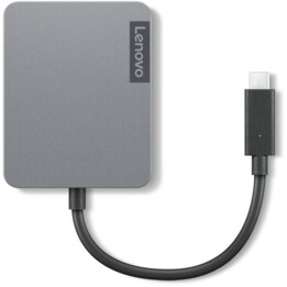 Lenovo 4X91A30366 interface hub USB 2.0 Type-C Gray
