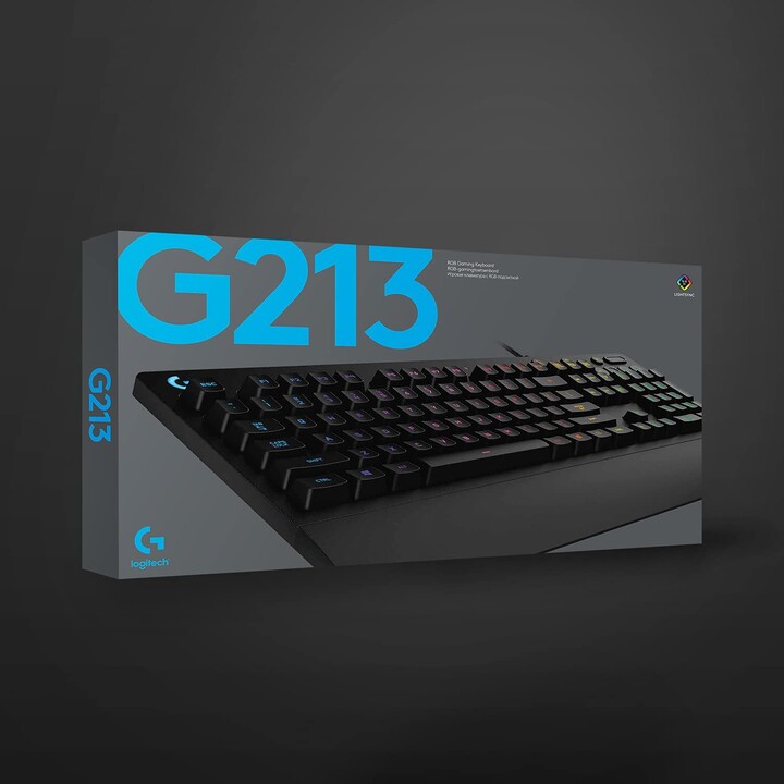 Clavier de jeu Logitech G213 Prodigy RGB (juste ce qu'il faut pour travailler et jouer)