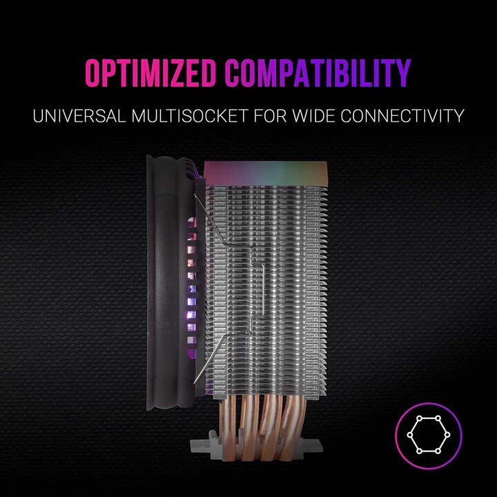 Ventilateur de radiateur Mars Gaming MCPU44/11 cm