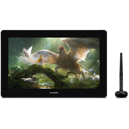 HUION Kamvas Pro 16 4K Pen Tablet 5080 Lines Per Inch 345.60 x 194.40mm USB-C Dark Gray