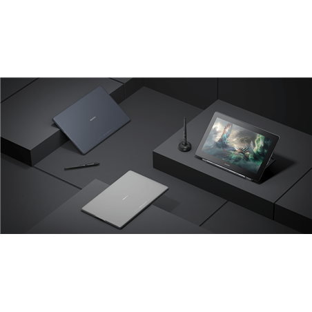 HUION Kamvas Pro 16 4K Pen Tablet 5080 Lines Per Inch 345.60 x 194.40mm USB-C Dark Gray