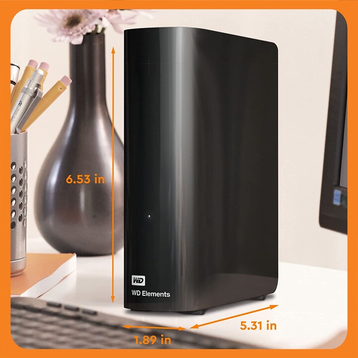 Disque dur externe WD 3.5 18 To Elements Desktop WDBWLG0180HBK-EESN