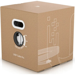 Bobina de Cable RJ45 FTP Ubiquiti UISP-CABLE-PRO Cat.5e/ 305m/ Negro