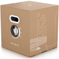 Bobina de cabo FTP Ubiquiti UISP-CABLE-PRO RJ45 Cat.5e/ 305m/ Preto