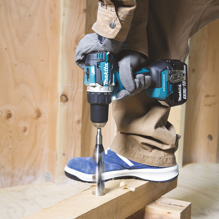Makita DDF484RTJ trapano avvitatore LXT 18V 54 Nm senza percussione con 2 batterie 5,0 Ah e valigetta