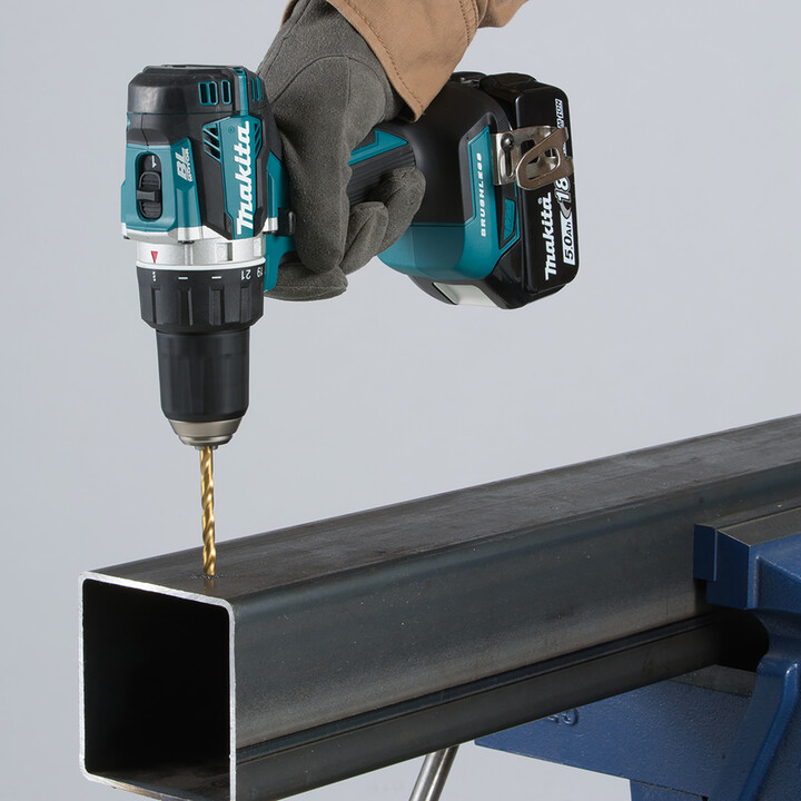 Makita DDF484RTJ trapano avvitatore LXT 18V 54 Nm senza percussione con 2 batterie 5,0 Ah e valigetta