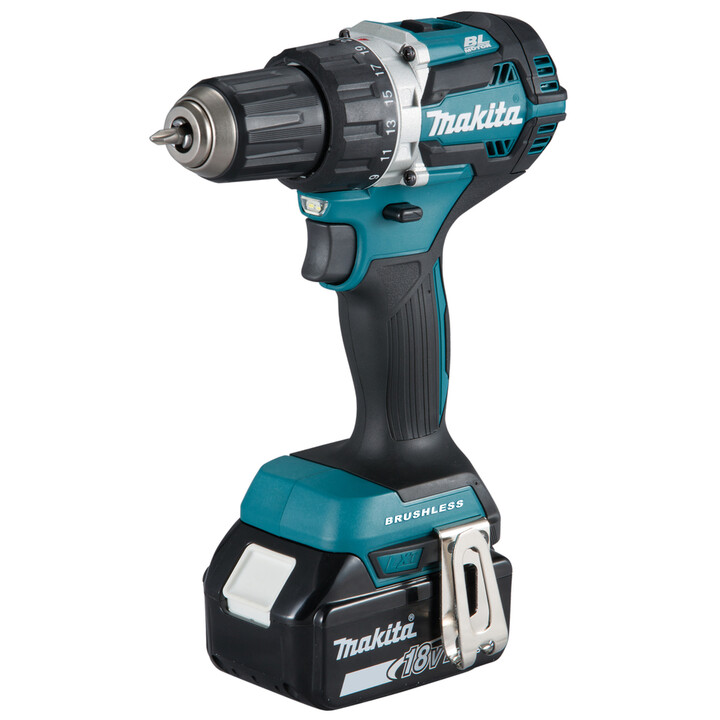 Makita DDF484RTJ trapano avvitatore LXT 18V 54 Nm senza percussione con 2 batterie 5,0 Ah e valigetta