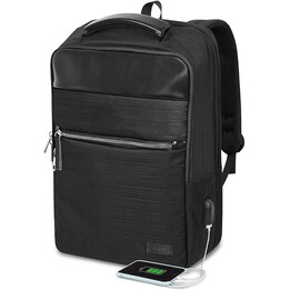 Subblim Business V2 AP Sac à dos pour ordinateurs portables jusqu'à 15,6"/ Port USB/ Noir