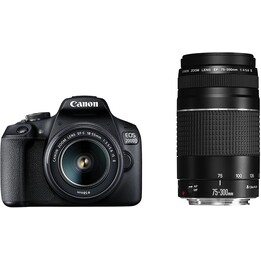 Fotocamera Reflex Canon Eos 2000D +Ef-S 18-55Mm Nera