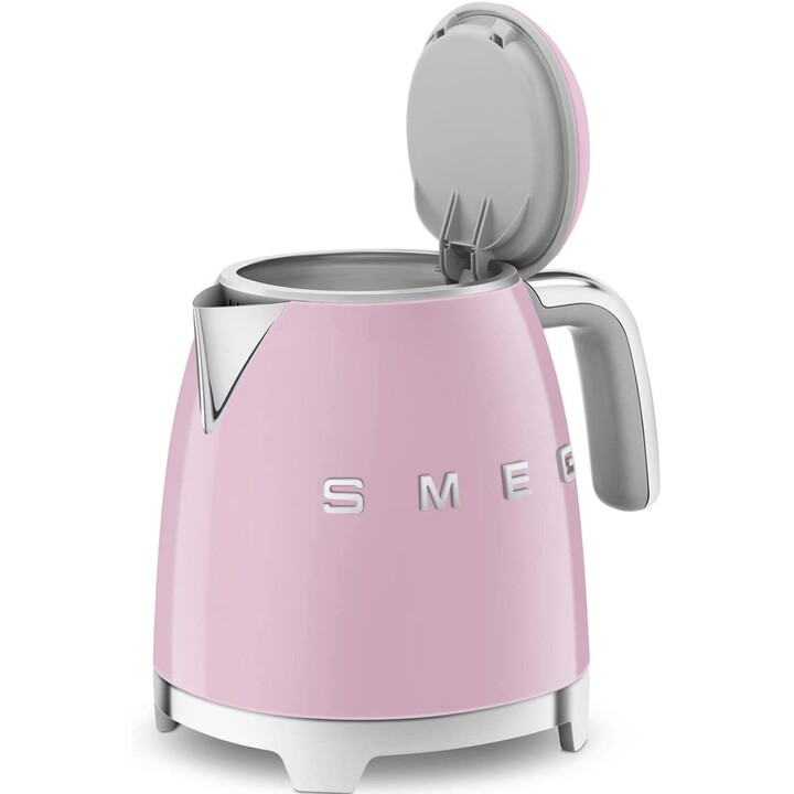 Smeg Wasserkocher Mini 50 ́Stil Rosa Klf05Pkeu