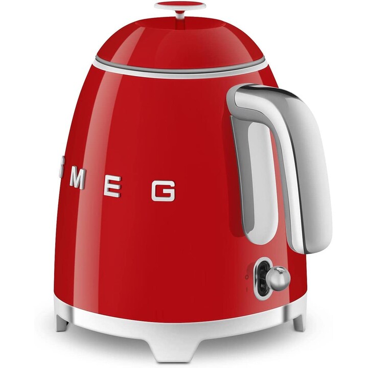 Smeg Wasserkocher Mini 50 ́Stil Rot Klf05Rdeu