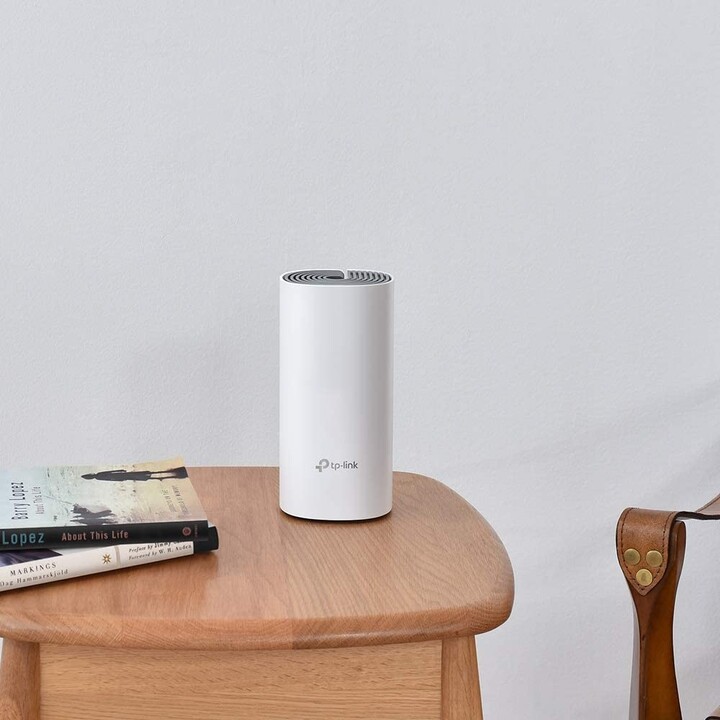 TP-LINK DECO E4 (1-pack) Doble banda (2,4 GHz / 5 GHz) Wi-Fi 5 (802.11ac) Blanco, Gris Interno