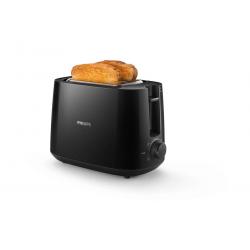 TOSTADORA PHILIPS DAILY 2 SLOT HD2581 800W NEGRO - Imagen 1