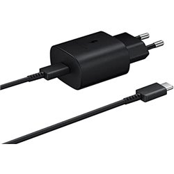 Cargador de Pared Samsung EP-TA800XBEGWW/ 1 USB-C + Cable USB-C/ 3A