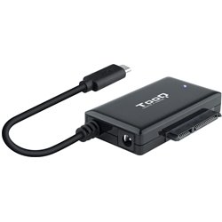 Adaptateur pour Disques Durs 2.5&#39;/3.5&#39; TooQ TQHDA-02C/ USB Type-C Mâle - SATA